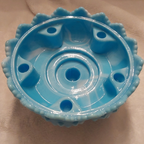 Fenton glass Candle Bowl - Picture 2 of 4